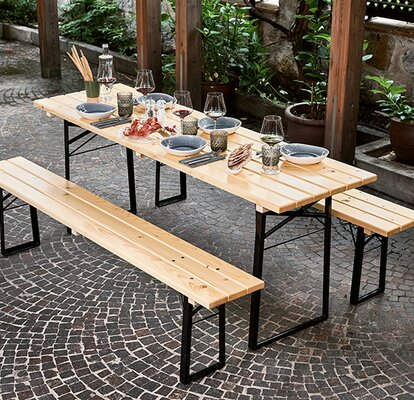 Authentic biergarten table discount